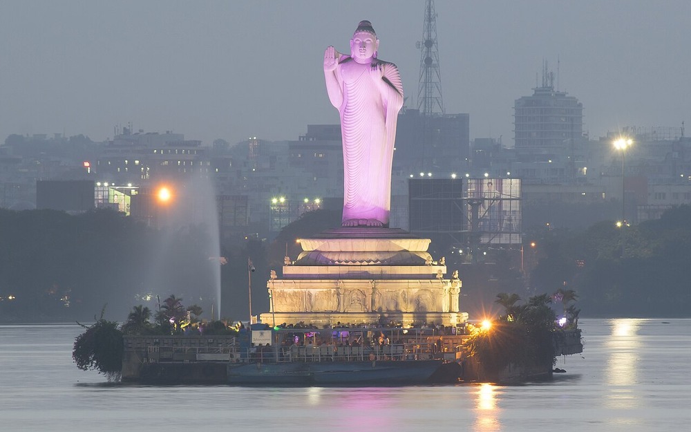 Telangana - Buddha Statue, Hussain Sagar, Hyderabad