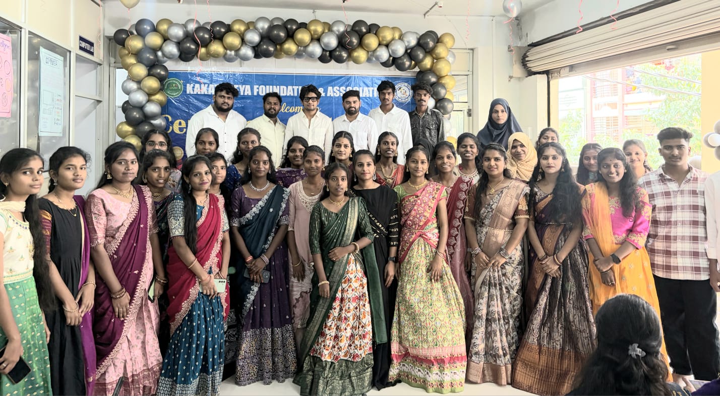 Trainers guiding students during a practical session
